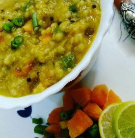 Vegetable Porridge ( Daliya ) Recipe