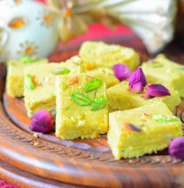 Kesar Burfi Recipe