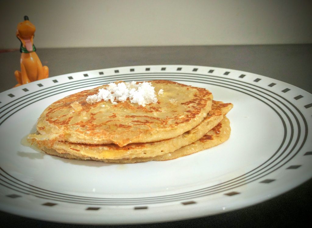 Wheat Banana Coconut Pancake Recipe