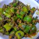 Achaari Hari Mirch using Hari Dana Methi Recipe