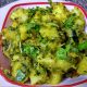 Green Aalu Bhaaji Recipe