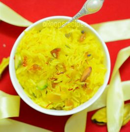 Saffron Sweet Rice Recipe