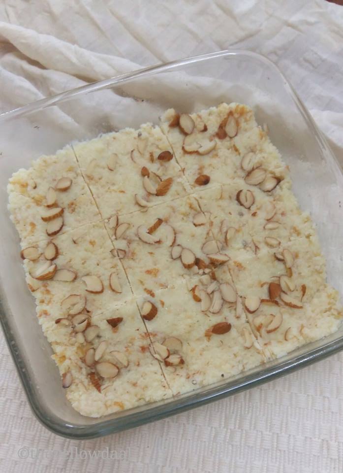 White Chocolate Kalakand Recipe