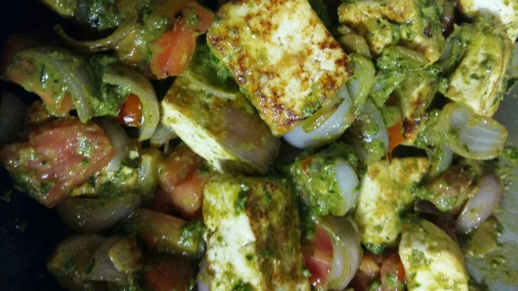 Pesto Paneer Recipe