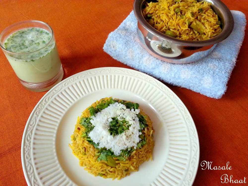Masale Bhaat / Traditional Maharashtrian Rice Recipe