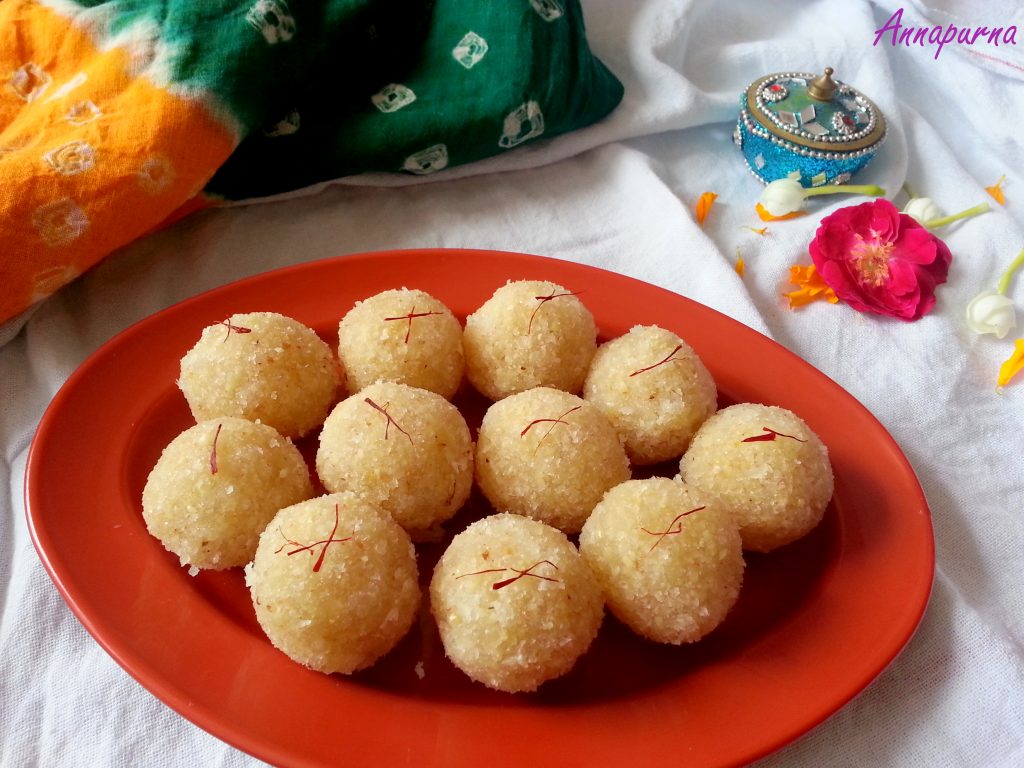 Peanut Coconut Ladoo Recipe