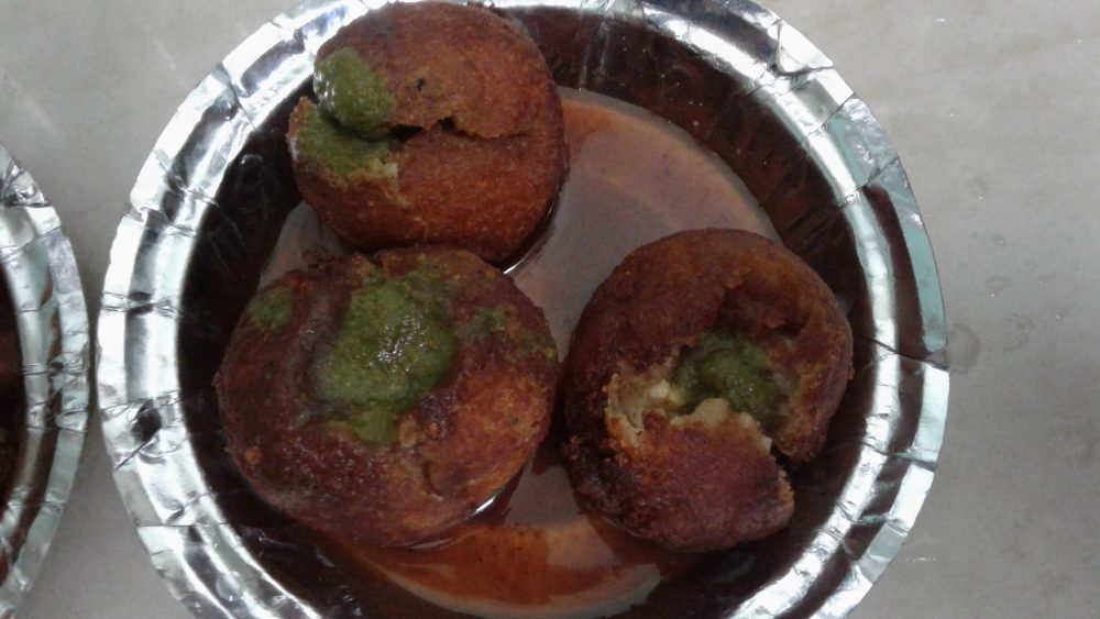 Coconut Vada Chat Recipe