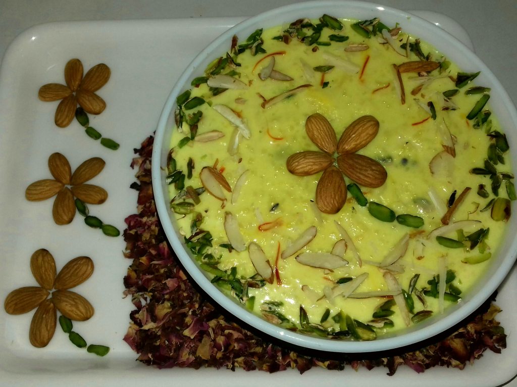 Delicious Indian Dessert: KESAR KHEER!