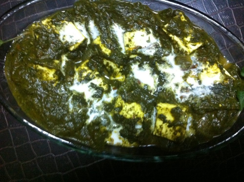 Cholai ka Saag with Paneer Recipe