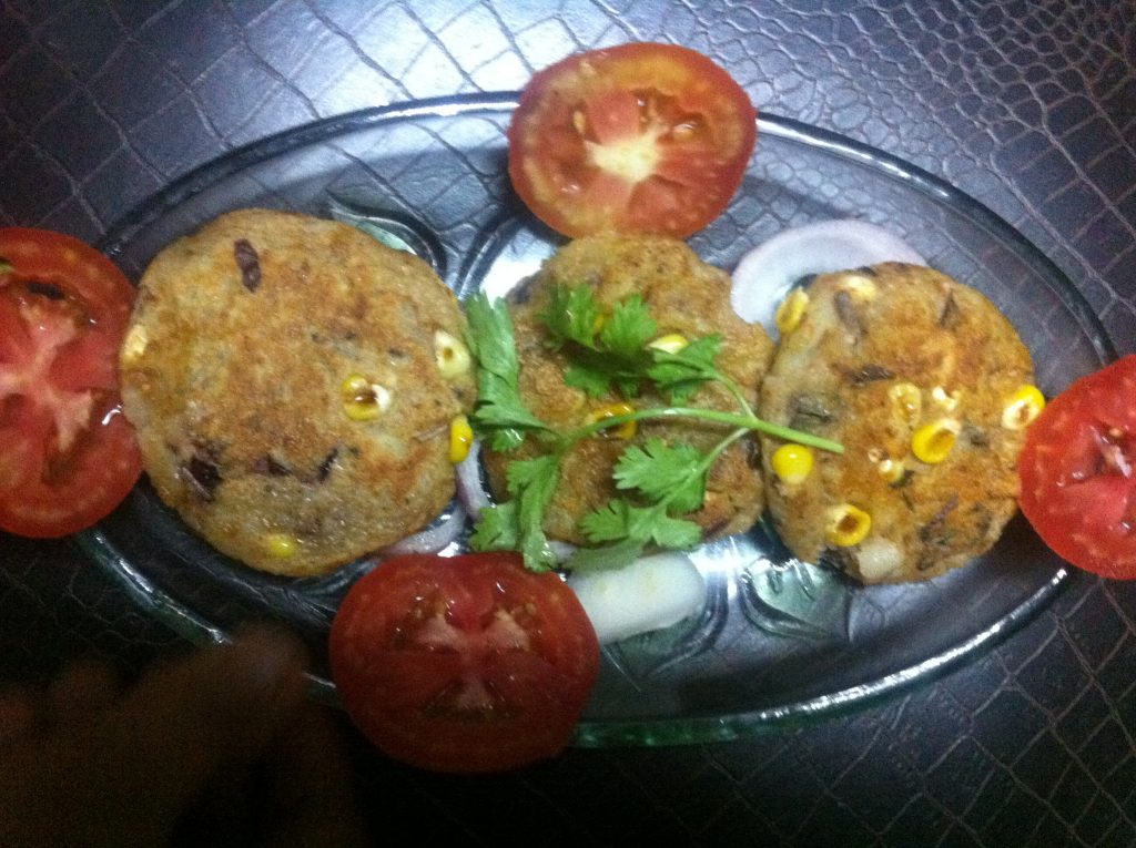 Corn Bites or Tikiya Recipe