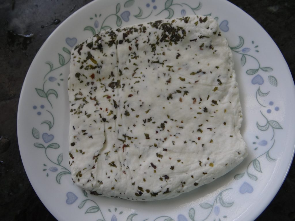 Homemade Herb Paneer Recipe