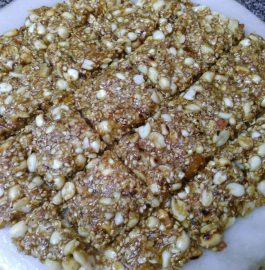 Peanuts Til ki Chikki ( Homemade Energy Bar) Recipe