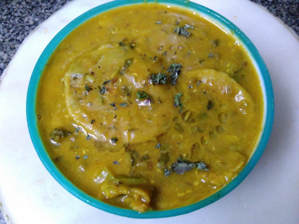 Methi flavoured Daal Dhokli Recipe