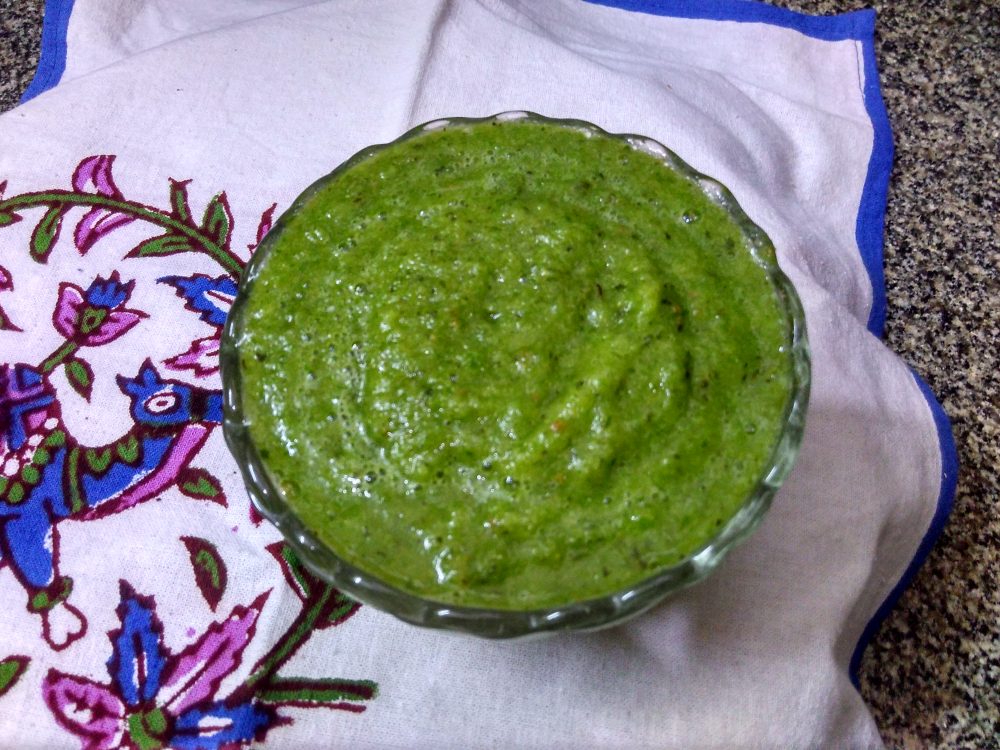 Apple Mix Green Chutney Recipe