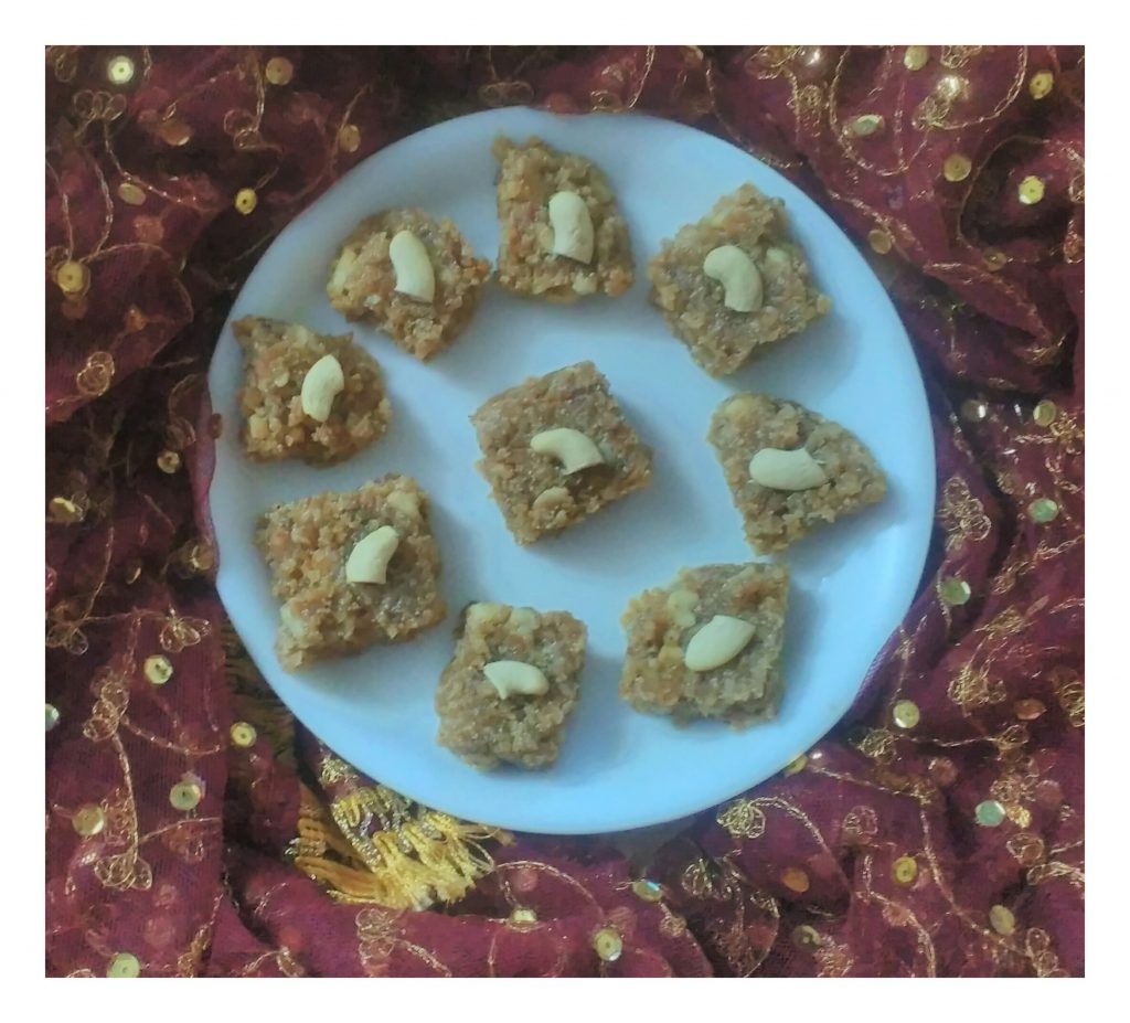 Soya Granules Barfi Recipe