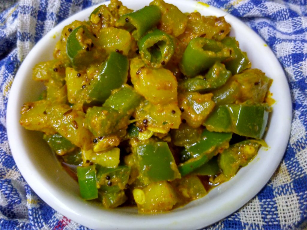 Kheera Mirchi ki Sabzi Recipe