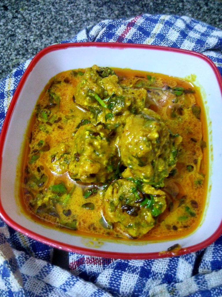 Rajasthani Palak Ki Sabji