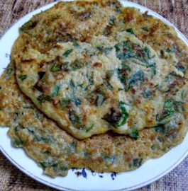 Oats Spinach Pancakes Recipe