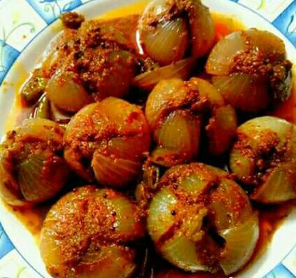 Stuffed Masala Onion Recipe