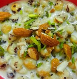 Makhana ki Kheer with Dry Nuts Recipe