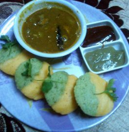 Two Colour Idli Recipe