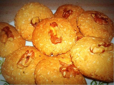 Wheat Coconut Cookies Recipe