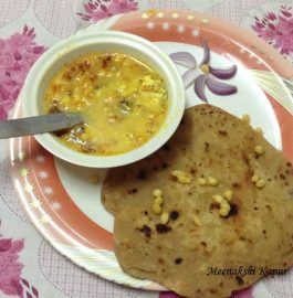 Ajwain Parantha with Dahi Tadka Recipe