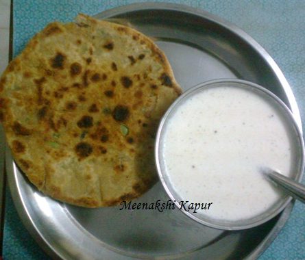 Matar Paranthas Recipe