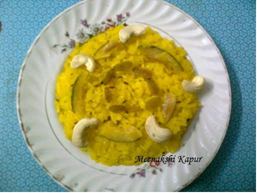 Shahi Zaffrani Pulao