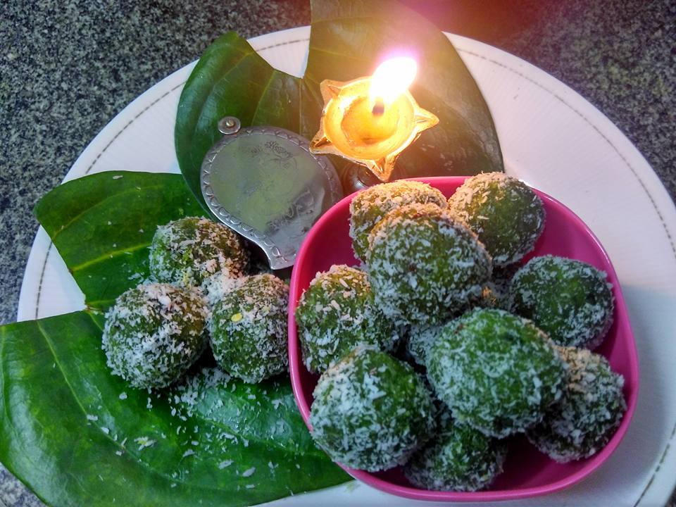 Paan Coconut Ladoo stuffed with Gulkand Recipe