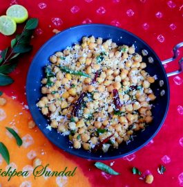 Chickpea / Chana Sundal Recipe