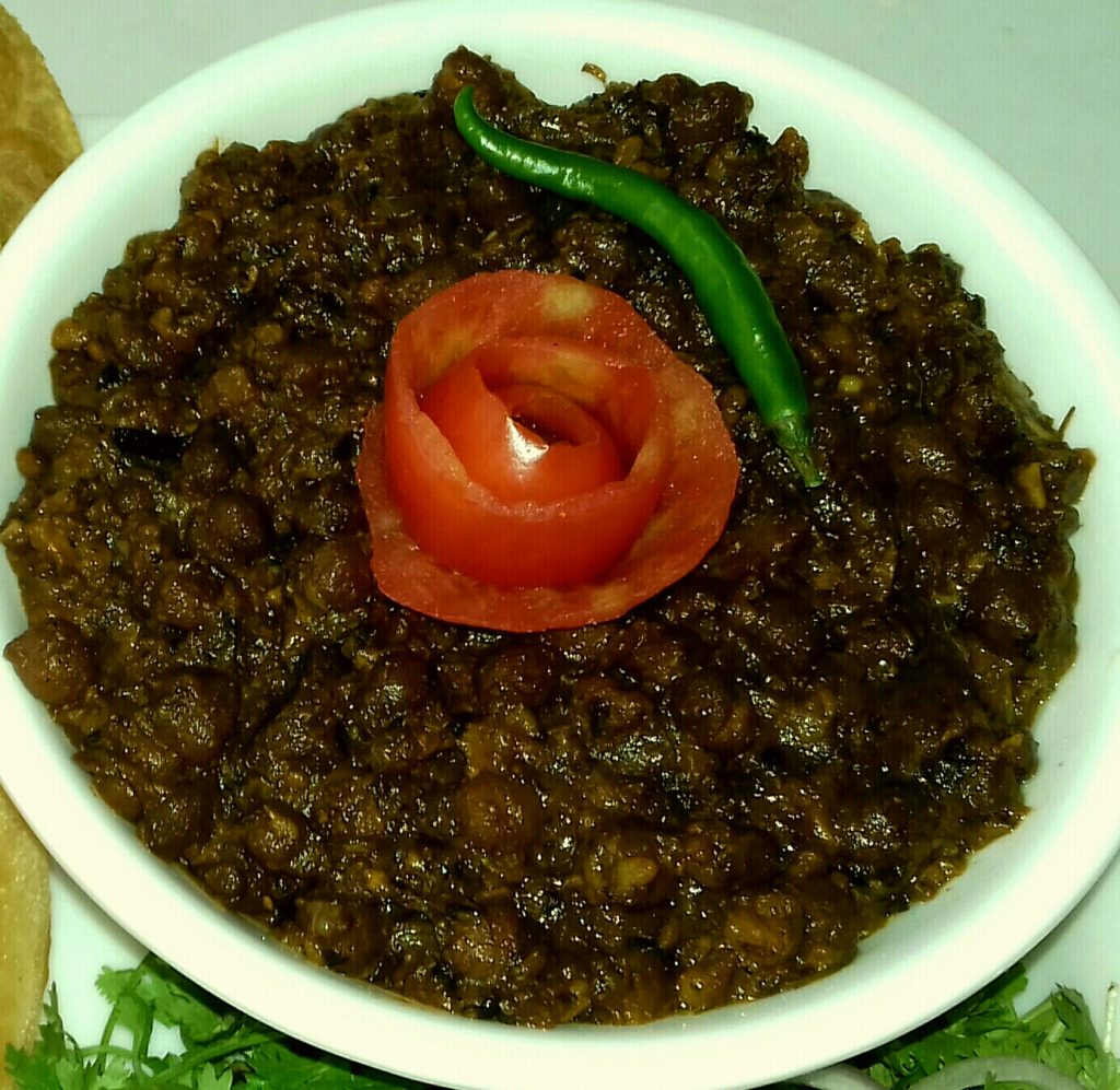 Black Chana Masala (Jain Style) Recipe