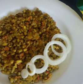 Sprouted Moong Dal Chat Recipe