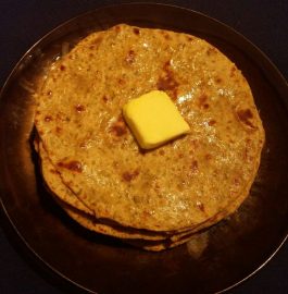 Sprouted Moong Masala Paratha Recipe