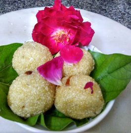 Sooji Coconut Malai Ladoos Recipe