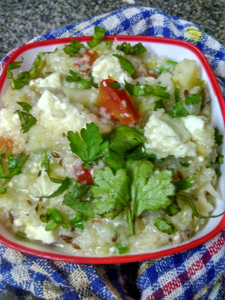 Samak Paneer Khichdi Recipe