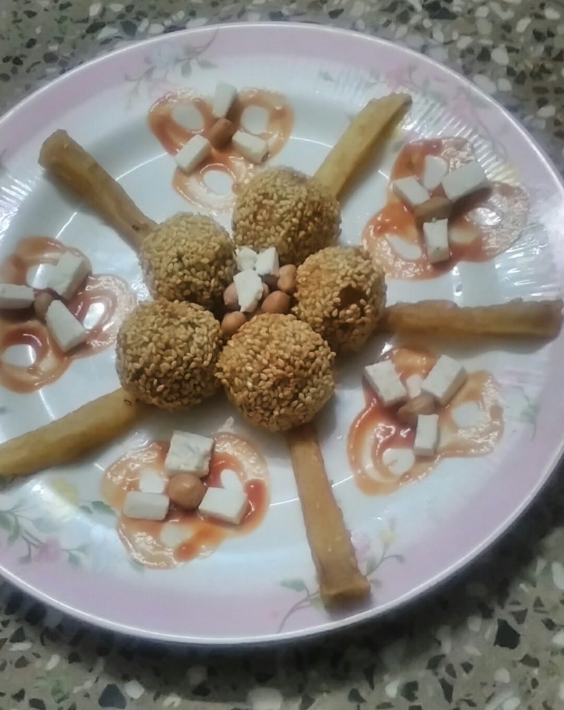 Kacche Shinghare (Chestnut) ki Lollipop Recipe
