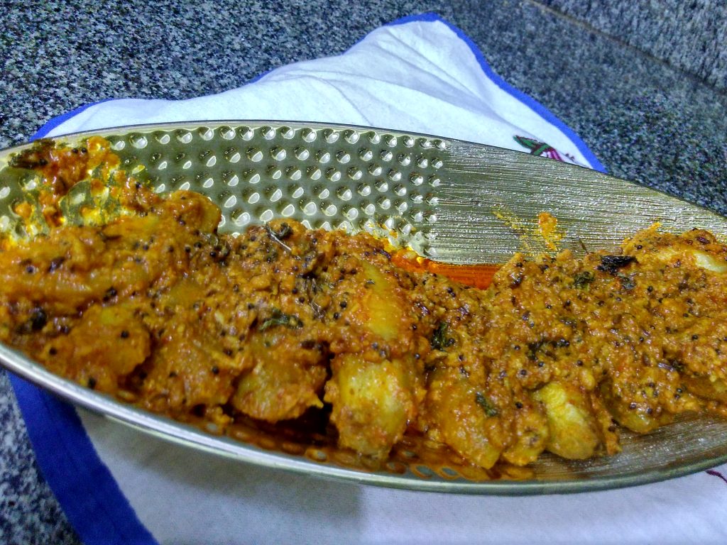 Raw Banana Masala Sabzi Recipe