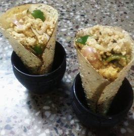 Paneer bhare Papad Recipe