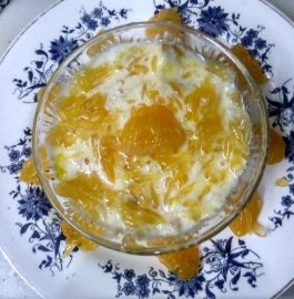 Orange Rabri using Oats Recipe