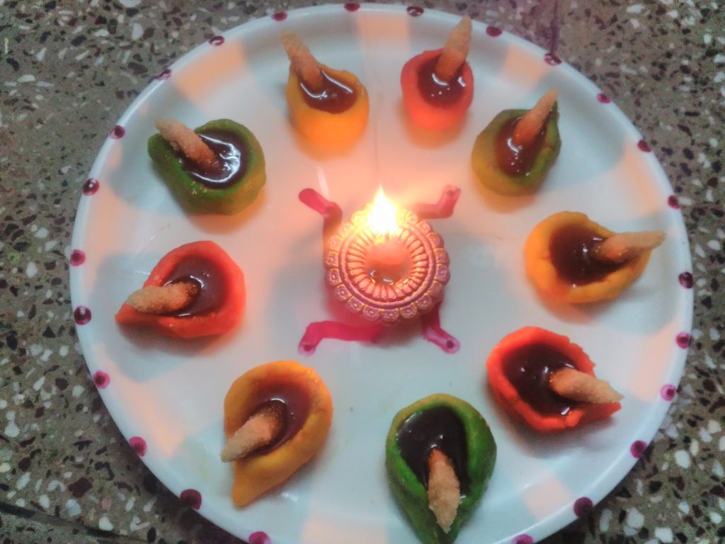 Edible Diyas Recipe