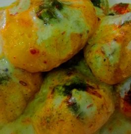 Potato Dahi Vada Recipe