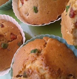 Tutti Frutti Vanilla Muffins Recipe