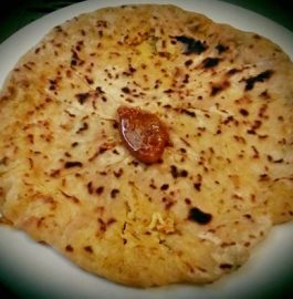 Leftover Pulav Stuffed Parathas Recipe