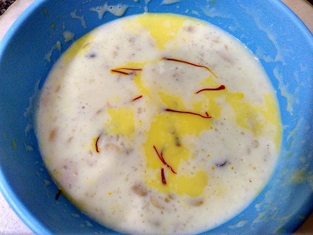 Oats Magaz Rabri With Dry Fruits Recipe