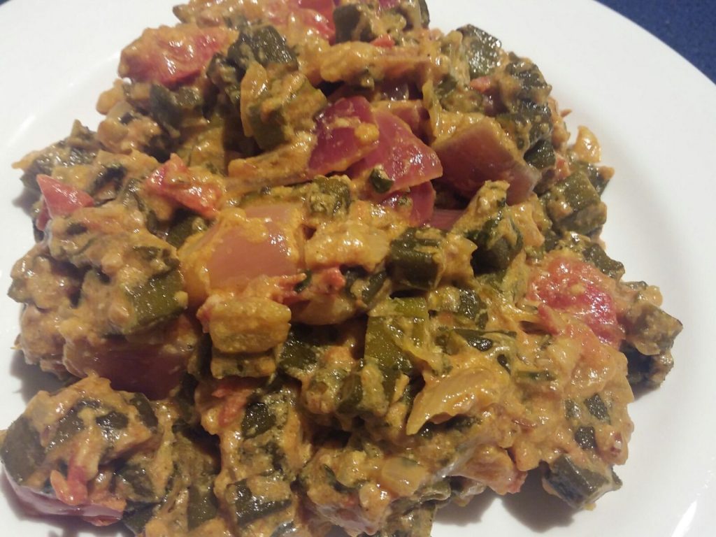 Bhindi do Pyaza (with curd) Recipe