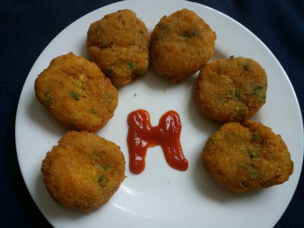 Vegetable Cutlets/Tikkies Recipe