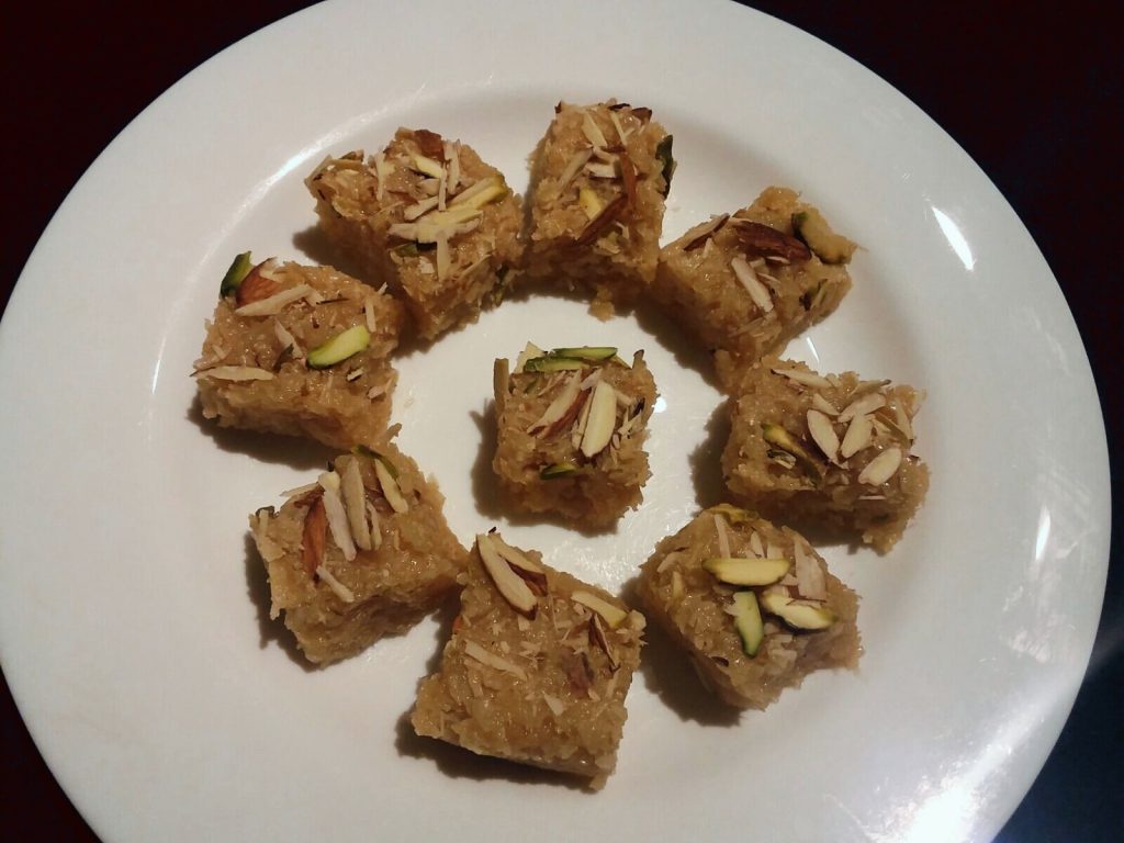 Coconut Barfi Recipe