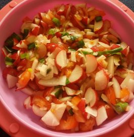 Pink Radish Mixed Salad Recipe