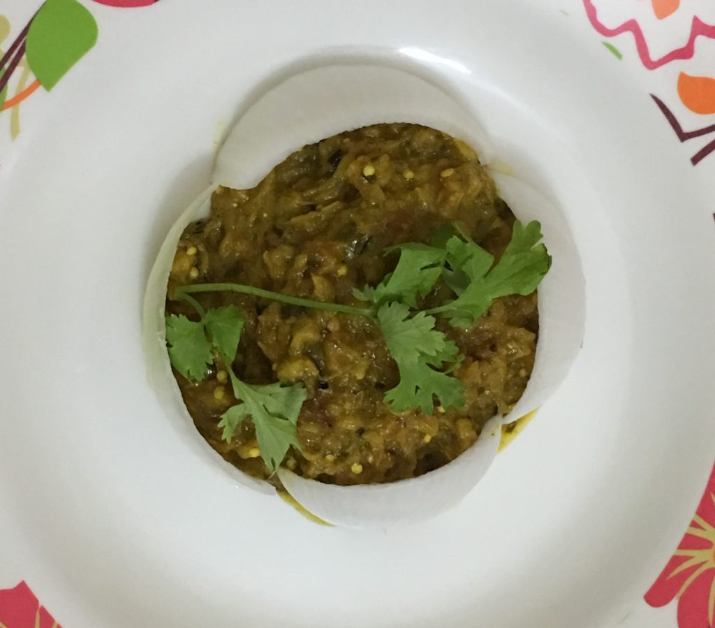 Wangyacha Bharit (Baigan ka Bharta) Recipe